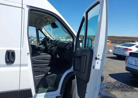 2024 Ram Promaster 3500 Cargo Van Tradesman High Roof 159 Wb Ext W/Pass Seat from USA, damaged, VIN 3C6MRVJG9RE130788